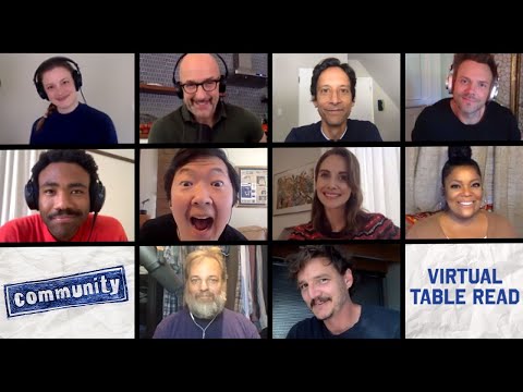 The Cast of Community Reunites for Table Read #stayhome #withme